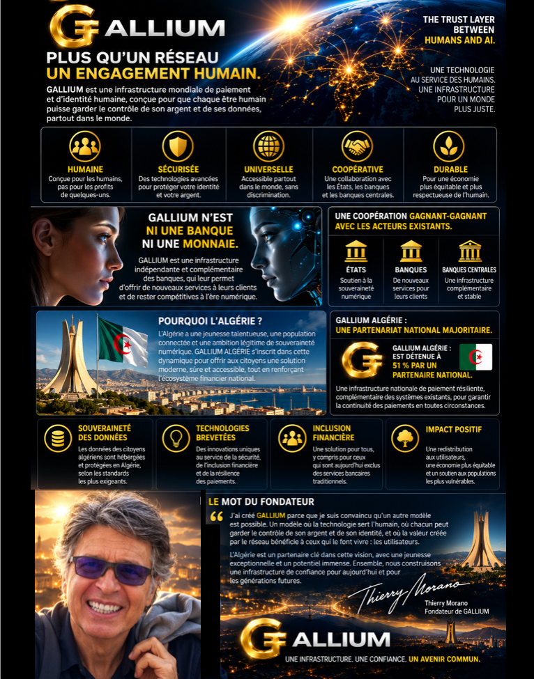 À propos de GALLIUM — vision, mission, souveraineté, coopération et GALLIUM Algérie